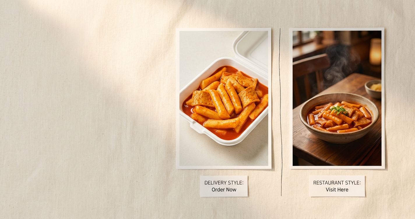 배달앱 사진 vs 플레이스 사진, 뭐가 다를까?